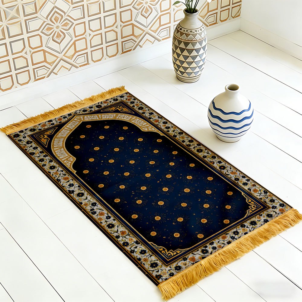 Polyester Muslim Prayer Rug Po - Maranta Prayer Plant review and price