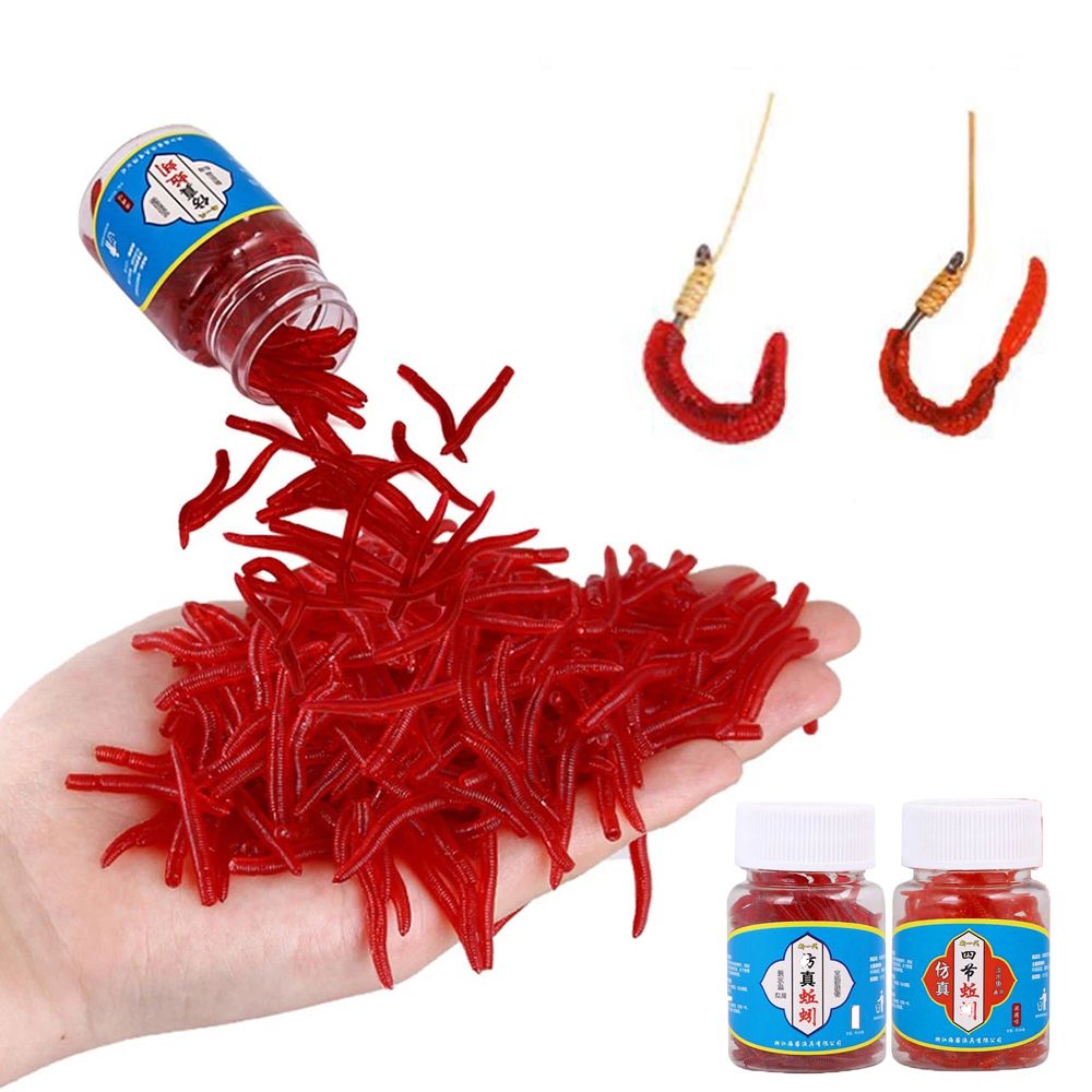 100pcs/Bottle Realistic Tackle - Aglaonema Red review and price