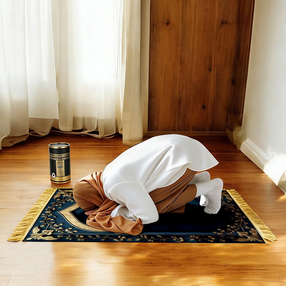 VIKAMA Muslim Prayer Rug with  - Maranta Prayer Plant review and price