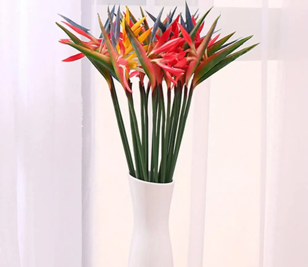8PCS Artificial Flowers Streli - Bird Paradise Strelitzia review and price