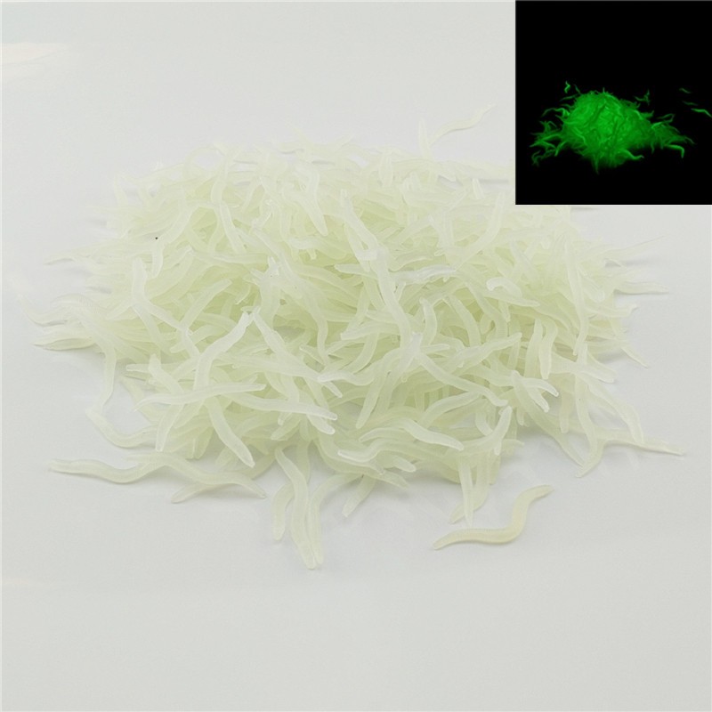 60pcs 4cm Fishing Silicone Lum - Aglaonema Red review and price